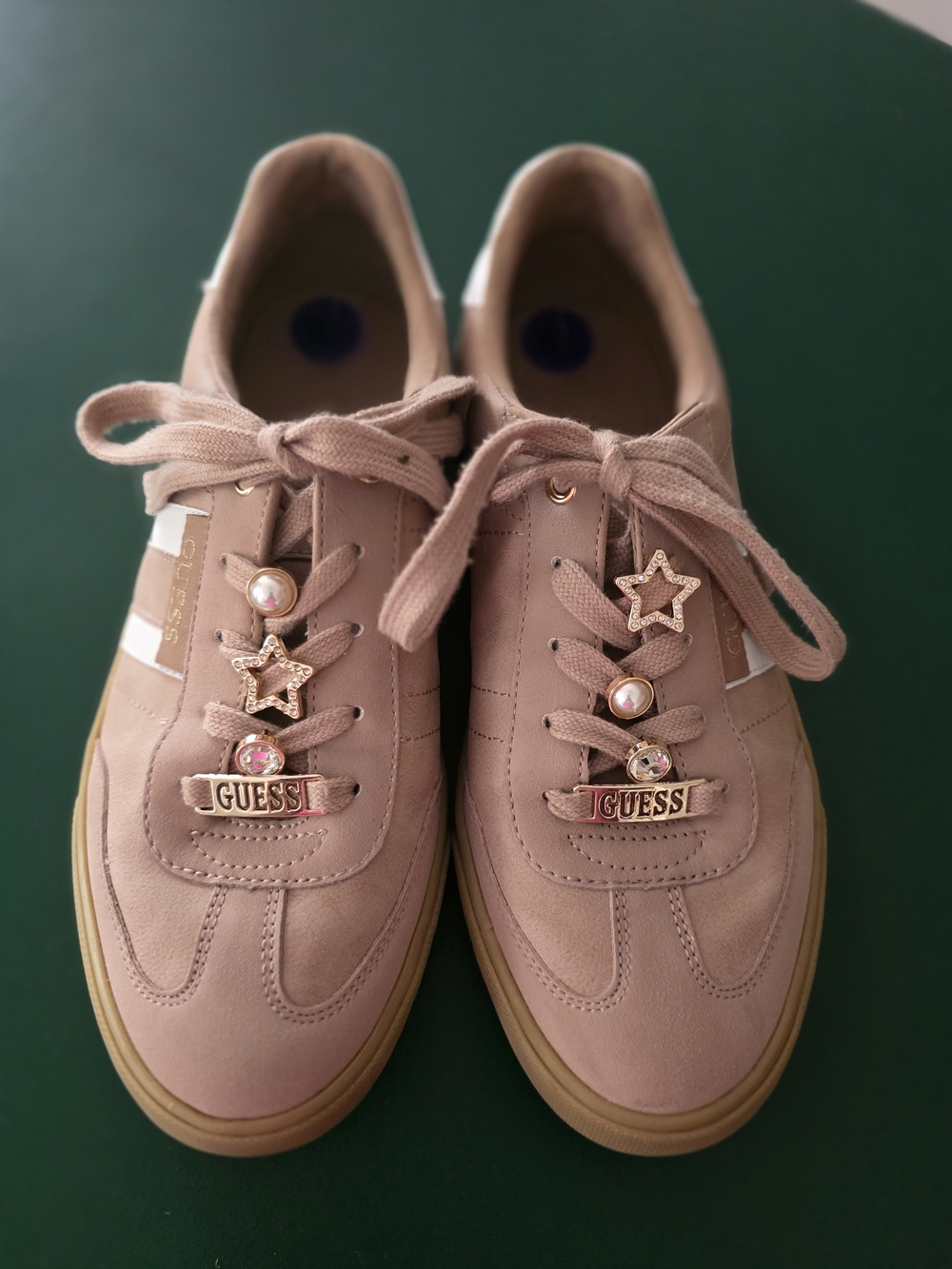 GUESS Women's Blush Pink Casual Sneakers